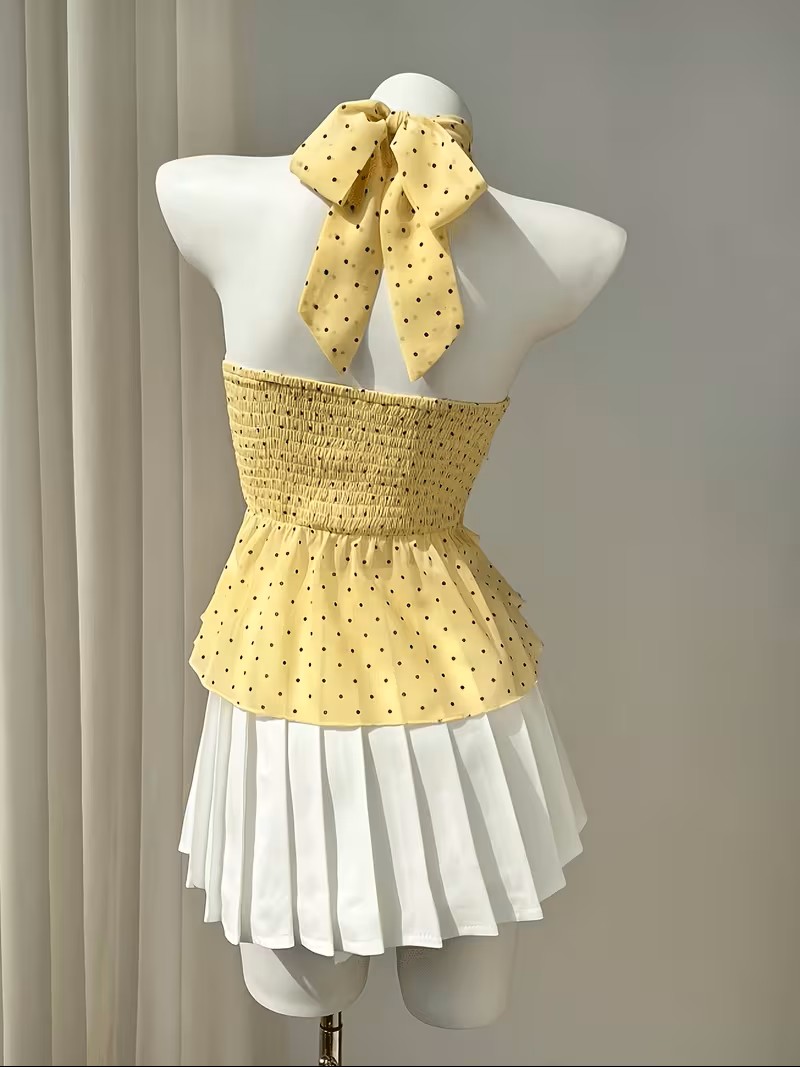Blusa Halter de Lunares 2