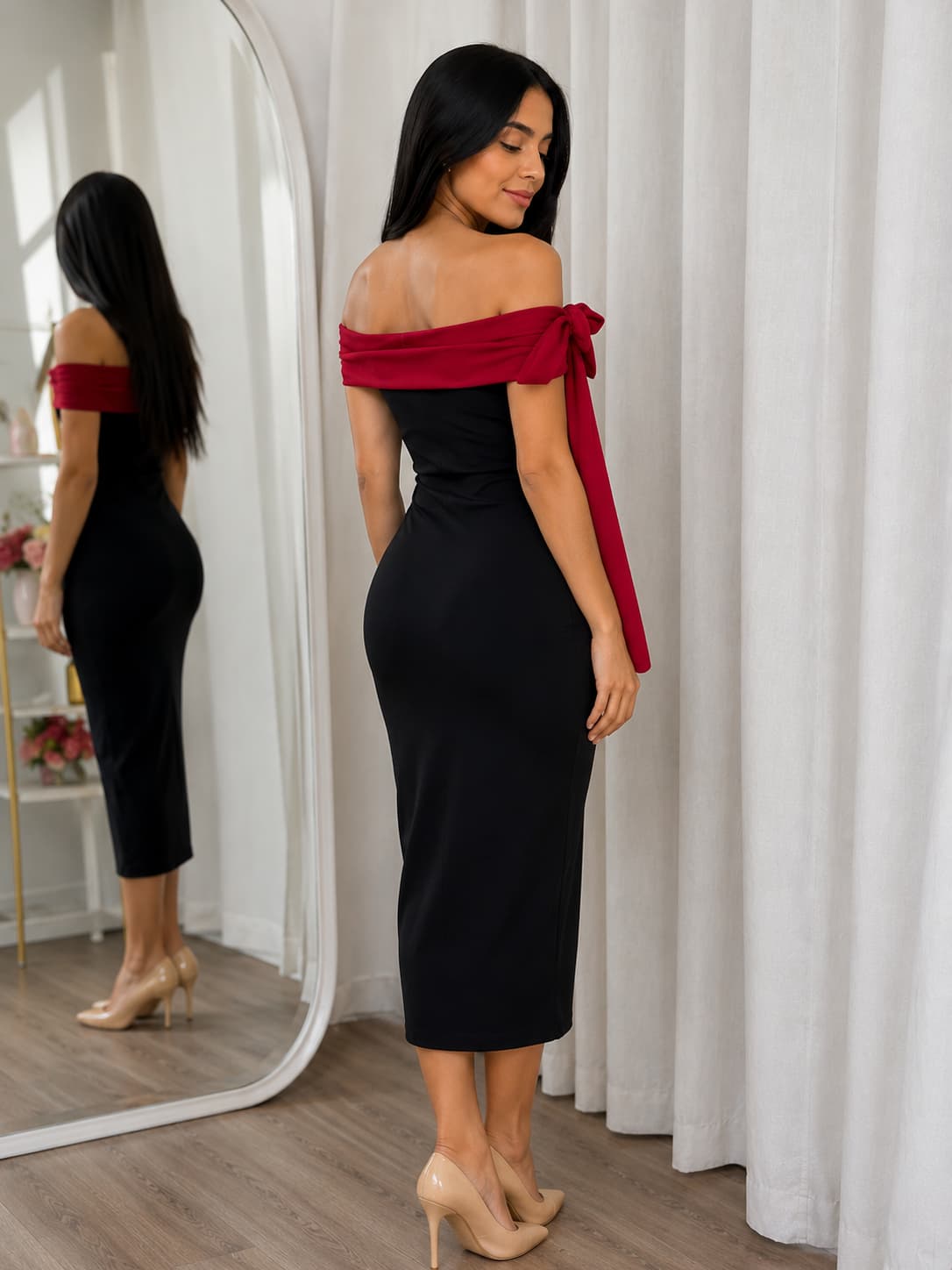 Vestido off shoulder 2