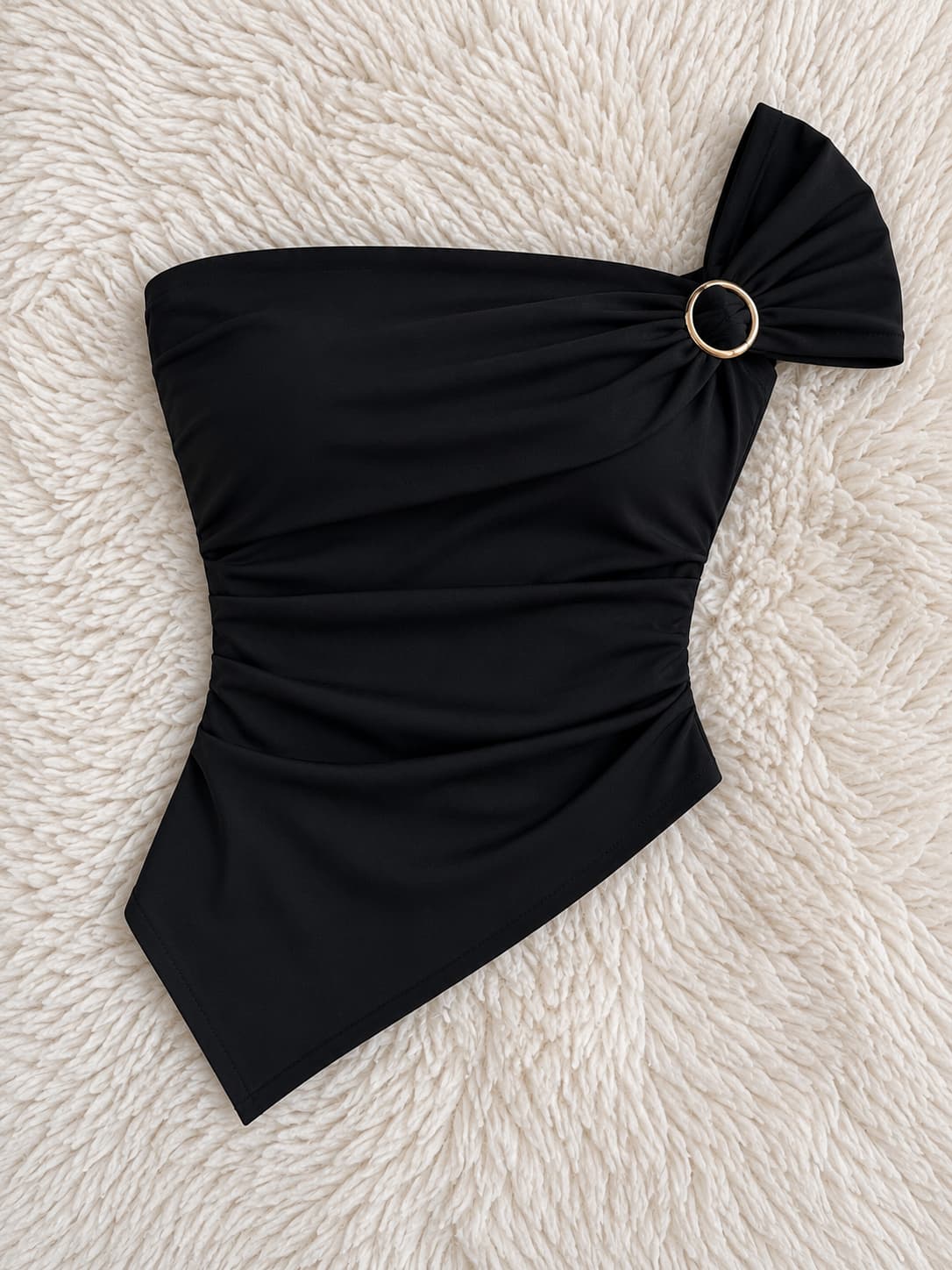 Blusa Asimétrica con Aro